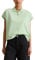 Marc O'Polo Denim Damen Kurzarm-Poloshirt aus Bio-Baumwolle Wide Fit, Grün (Mint Mist), XXL