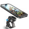 Cozycase Bike Phone Mount for iPhone 16 Pro Waterproof 【One Button Unlock+Auto Lock in One Second】 Metal/Aluminium【360° Rotatable Detachable】 Handlebar Motorbike Road/Mountain Bike Phone Holder