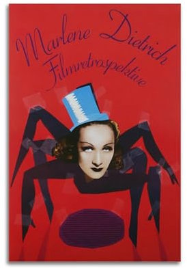 Band Album Cover Marlene Dietrich Musikalbum-Cover, Rock-Wand-Collage-Set, Band-Poster, Raumästhetik, Poster, Albumcover, signierte limitierte Poster, Leinwand-Wandkunst für Wanddekoration, 61 x 91,4
