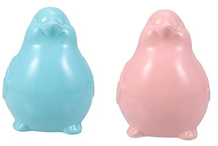 Alipis 2st Vogel-Keramik-Ornamente Taschenlampe Led Wiederaufladbar Käfig Digitales Aufbewahrungskorb Für Den Haushalt Schwimmbad Aufladbare Led-Taschenlampe Bunter Topper