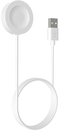 Caricabatterie l'orologio intelligente per HUAWEI Watch GT4 41mm 46mm Dock di ricarica USB senza fili, cavo di ricarica dell'orologio di ricambio (Bianco)