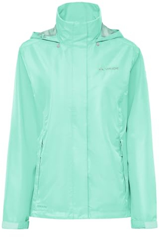 VAUDE Regenjacke Damen leicht - Women's Escape Light Jacket, wasserdichte Outdoor-Jacke, atmungsaktiver Windbreaker mit Kapuze, Klimaschonende Wanderjacke