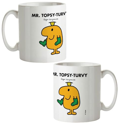 MR. MEN LITTLE MISS Mr. Topsy-turvy Ceramic Mug