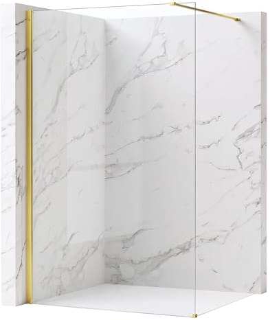 Rea paroi de douche, Flexi Transparent 100, Or