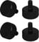 sourcing map Computer PC Graphics Card M3.5x6mm Flat Head Knurled Thumb Screws Black 4pcs