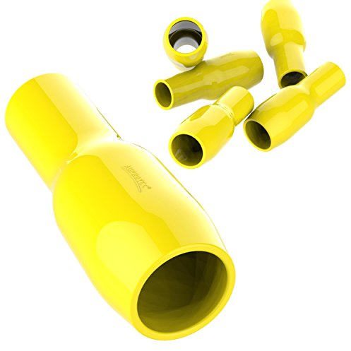 AUPROTEC 25x Isolationstülle für Kabelschuhe 35mm² - 50mm² V35 PVC Isolation für unisolierte Rohrkabelschuhe uvm.