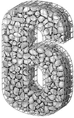 bellissa Gabionen-Ziffer 6-60x20x100 cm