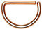 Piercingfaktor Universal D Ring Piercing Septum Tragus Helix Ohr Nase Lippe Brust Intim Nasenpiercing Lippenpiercing Rosegold 0,8mm x 10mm