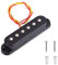 Gitarre Pickup, E-Gitarre Single Coil Tonabnehmer Audio-Wandler für ST-Gitarre Ersatzteil(Schwarz)