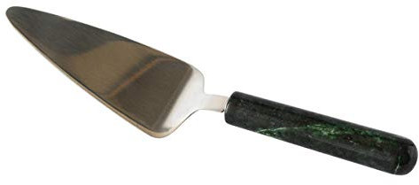 PALETTA DOLCE Torta Marmo Verde Italian Green Marble Cake Servers Classic Design