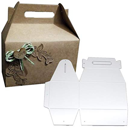 SpirWoRchlan Cutting Dies, Candy Gift Box Metal Cutting Dies DIY Scrapbooking Paper Cards Punch Embossing Stencil Gifts
