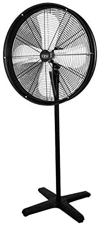 CFG Ventilatore A Piantana in Metallo 170w Ø 71 Oscillante Hurricane New Ev065