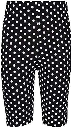 A2Z 4 Kids Girls Printed Cycling Shorts Knee Length Gym Dance Age 7-13 | Trendy summer half pants for running fashion active play and daily comfort