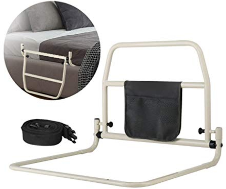 LHNLY-Handlauf Bettgitter haltegriff Bett zum aufstehen - Faltbar Bettgitter für Erwachsene Senioren - Aufstehhilfe für Bett mit Lattenrost Bettgalgen Bettgeländer Einstiegshilfe