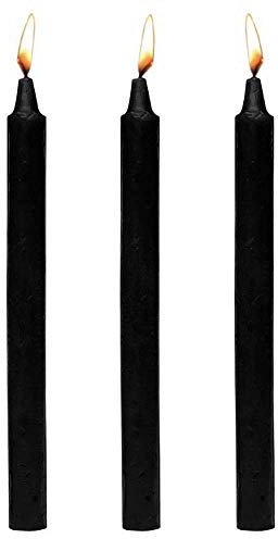 XR Brands Massagekerze-AG364-BLACK Black Einheitsgröße