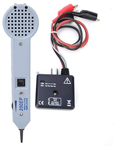 Probador de Cable, Generador de Tonos Buscador de Líneas Rastreador de Cables Detector de Línea de Red LAN Ethernet para Cable Telefónico Multifunción