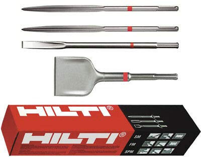 Hilti TE-CX (TE-CP) Meißelsatz, SDS Plus, 250 mm Länge, 4 Stück, Hochlegierte Spitze #282313