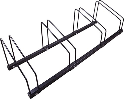 Bestfor Bike Cycle Floor or Wall Mounting or Freestanding All Weather Resistant Stand Rack For 4 Bikes. Use in Garages, Sheds, Drives, Offices, Shops, Travel for Secure Storage of Bicycles.