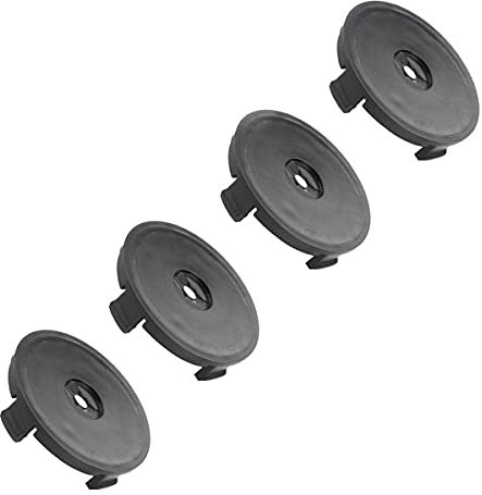 LST 4x Radnaben Deckel Blende Felgendeckel Schwarz ø 55mm Abdeckung Kappe