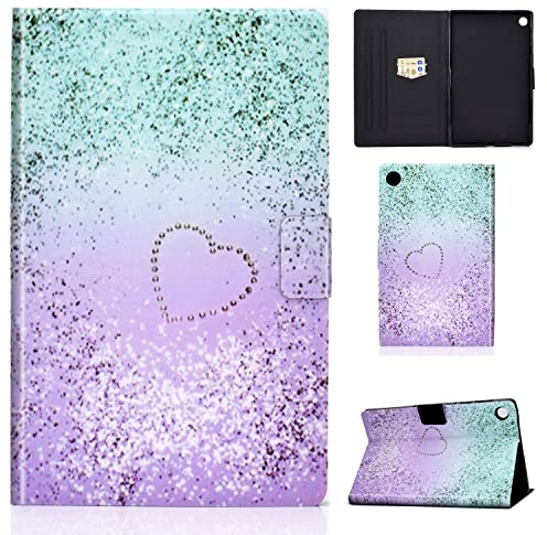 CXTcase Hülle für Samsung Galaxy Tab A8 2021 10.5 Zoll/SM-X200 / SM-X205, Schutzhülle Cover Case mit Standfunktion für Samsung Galaxy Tab A8 2021, Liebe