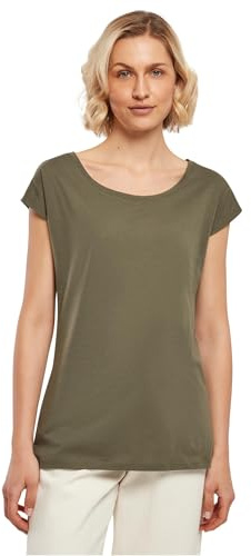 Build Your Brand Damen Bb013-ladies Wide Neck Tee T-Shirt (1er Pack)