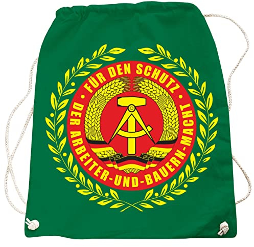 Rucksack Tasche Beutel DDR NVA Spruch Ostdeutschland in vielen Farben