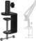 Frgyee Heavy-duty Table Mount Clamp, Metal Desk Clamp for Microphone Stand Mic Boom Arm C Mounting Clamp with Adjustable Screw, Fits up to 2.24/5.7cm Desktop Thickness