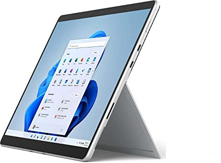 Microsoft Surface Pro 8 - 13 Inch 2-in-1 Tablet PC - Silver - Intel Core i7, 16GB RAM, 256GB SSD - Windows 11 Home - Device only, 2021 model (Renewed)