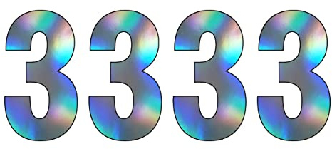 【Pack of 4】Multi Shine Silver Wheelie Bin Number (0) Self Adhesive Water Resistant Stickers, 7 Inches Bin Numbers for Wheelie Bins Dustbins Garbage bins (3)