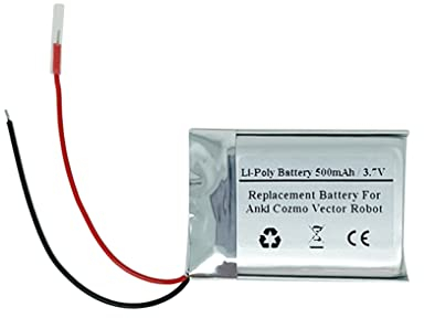 500mAh 3.7V Ersatz Akku Kompatibel mit Anki Cozmo Vektor Roboter