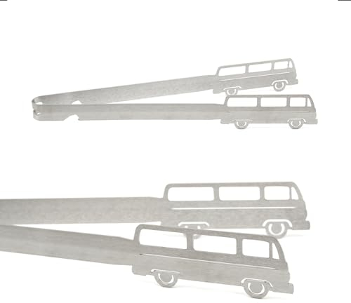 Grillzange Motiv Bulli, spülmaschinengeeignet, Geschenkidee, Männergeschenk, Vanlife, VW Bus, Buslife, Busfahrer