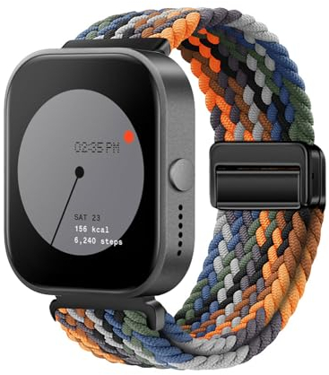 KUWAI Nylonarmband für Nothing Watch Pro - Geflochten Magnetische Armbänder CMF für Damen und Herren (V)