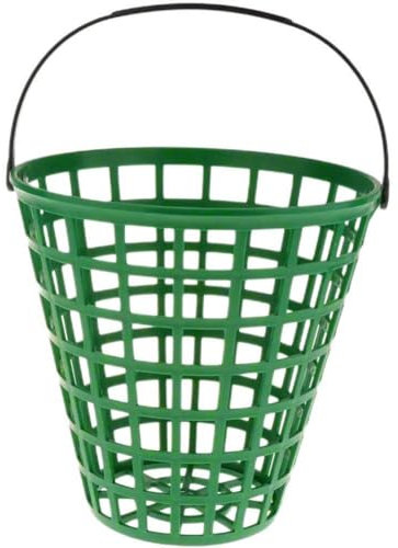 Abbdbd Golf Ball Basket Golfball Container with Handle Durable Golf Range Basket Golf Ball Storage Container Golf Accessories