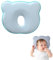 JOYOLA Babykissen, Babykissen Plagiozephalie Baby Kissen Gegen Plattkopf Baby Kissen Gegen Kopfverformung 100% Baumwolle Kinderkopfkissen Memory Schaum für 0-12 Monate Neugeborene Blau