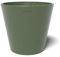 POTS&MORE Pot de Fleurs Conico 20 (diamètre 20 cm, Forme Ronde, Couleur Vert Olive, Hauteur 18 cm, Pot en Plastique, pour Plantes d'intérieur) VP012004