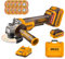 INGCO 20V Meuleuse d'angle Sans Fil 115mm, Moteur Sans Balais, 8000 tr/min, Interrupteur Double Sécurité, avec 1 Batterie 4.0Ah, 1 Chargeur Rapide pour Couper, Polir et Aiguiser CAGLI2111561