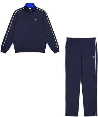 Champion Legacy-Full Zip Sweatsuit with Logo Tuta, Blu (BS501), XXL Uomo