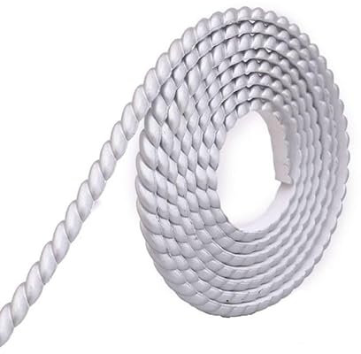 5M PVC Wallpaper Border Self Adhesive,Flexible Molding Trim,Decorative Strip,Edging Strip for Cabinet,Door, Mirror Frame,Furniture Decoration,Plaster,Ceiling,Background Wall(Silver,10mm)