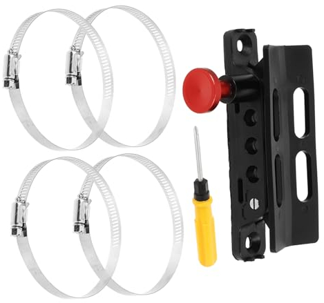 SOESFOUFU Supporto per Estintore Regolabile per Auto Staffa di Montaggio per Estintori Facile Installazione Include Chiave Design Compatto Struttura Resistente