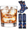 Mason Life Personalised Whiskey Glass for Men, Gifts for Men, Leaving Gifts for Colleagues, Farewell Gift for Coworker Boss Colleague Friend Man Birthday Christmas Presents 270ml