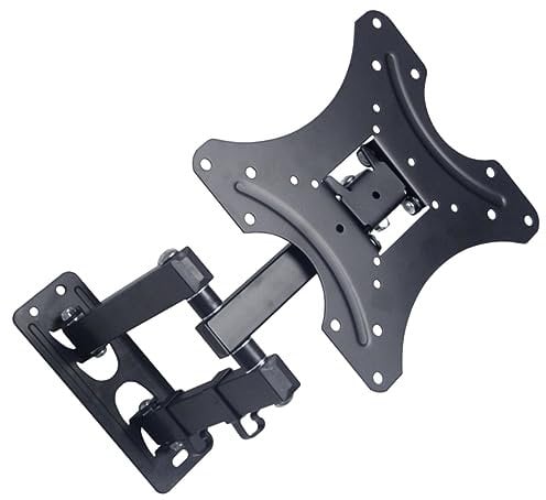 CAXUSD 10-32 Inches Lcd Tv Rack Tv Wall Mount Holder Wall Mount Tv Bracket Swivel Tv Stand Tv Mounts Swivel Tv Mount Tv Hanger Rotating Tv Mount Swivel Tv Wall Mount Panel Tv Holder Black