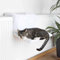 Quickdraw Lit radiateur pour chat avec doublure en polaire douce – Hamac chaud et confortable pour radiateurs – Cadre en métal solide – 42 cm x 29 cm x 25 cm – Idéal pour garder les chats au chaud et