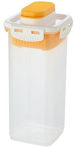 Zgehnao Square Storage Jars With Lid For Grains Noodles Food Dried Fruit Candy Sugar Containers Kitchen Organizers