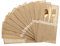 QUARKZMAN 12 Pcs Burlap Lace Porte-Couverts, Pochette à Couverts en Argenterie en Jute Naturel 4 x 8 Sac en Toile de Jute Sac à Serviette en Toile de Jute