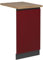 Vicco Panel Frontal del lavavajillas R-Line, Rojo, 45 cm, ET Roble