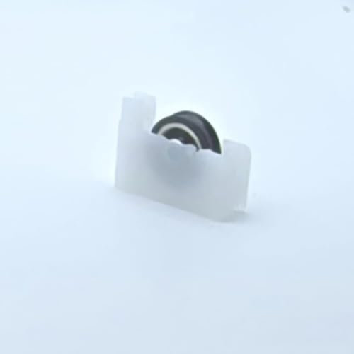 10 Ruedas de puerta y ventana corredera P4 base plastico ancho 12 mm, Alto 19 mm