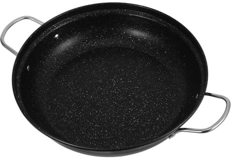 LIFKOME Large Capacity Shallow Soup Hot Pot Flat Bottom Wok Induction Wok with Lid Frying Pot with Basket Steel Deep Stainless Pan Cooking Soup Pot Vegetable Pan for Kitchen Cookware Iron