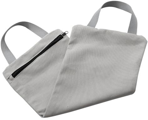 VICASKY Fitness Trainings Sandsack Aus Canvas Mit Griffen Strapazierfähiger Sandsack Für Krafttraining Gymnastik Und Mobilitätstraining Trainingsgewichtstasche Für Fitnessstudio Und Boxen