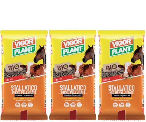 3 confezioni vigor plant Stallatico Micro Pellettato 5 Kg