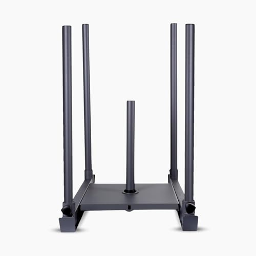Suprfit Edigna Sled Luge lestée robuste pour pousser et tirer, connue dans le fitness Hybrid Racing (gris)